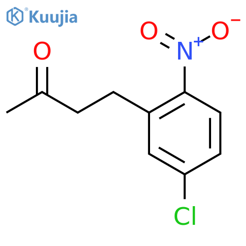 4-(5-chloro-2-nitrophenyl)butan-2-one structure