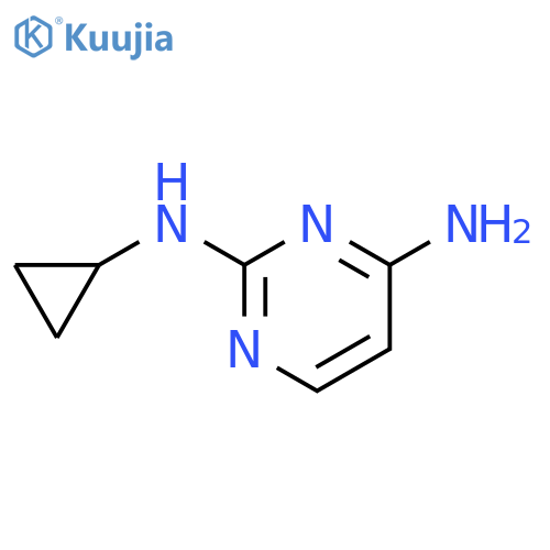 N2-cyclopropylpyrimidine-2,4-diamine structure