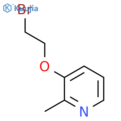 3-(2-Bromoethoxy)-2-methylpyridine structure