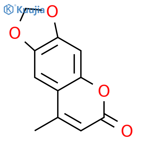 4-Methyl-6,7-methylenedioxycoumarin structure