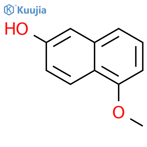 6-Hydroxy-2-methoxynaphthalene structure