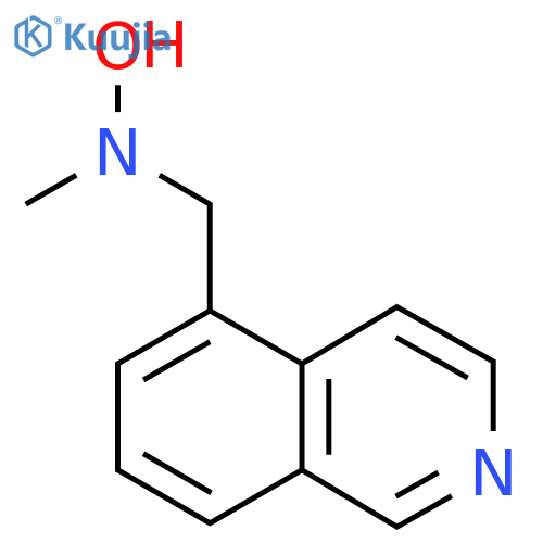 N-(isoquinolin-5-yl)methyl-N-methylhydroxylamine structure