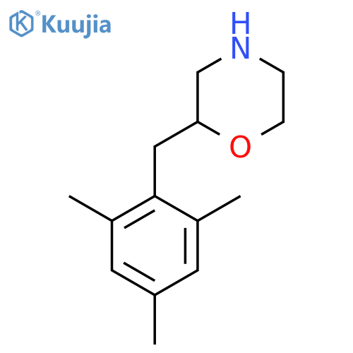 2-(2,4,6-trimethylphenyl)methylmorpholine structure