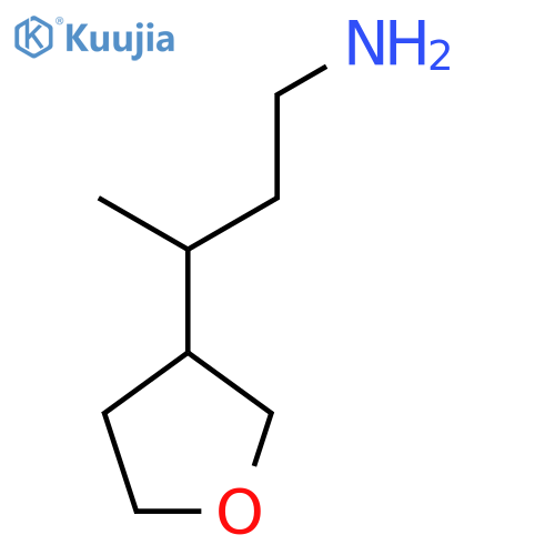 3-(oxolan-3-yl)butan-1-amine structure