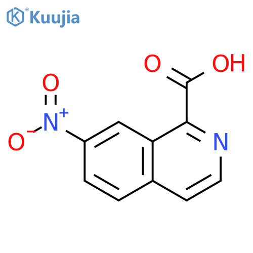 7-nitroisoquinoline-1-carboxylic acid structure