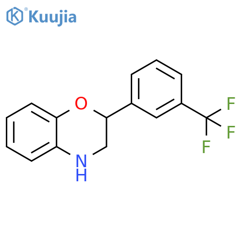 2-3-(trifluoromethyl)phenyl-3,4-dihydro-2H-1,4-benzoxazine structure