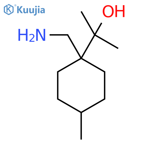 2-[1-(Aminomethyl)-4-methylcyclohexyl]propan-2-ol structure