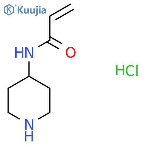 N-(piperidin-4-yl)prop-2-enamide hydrochloride structure