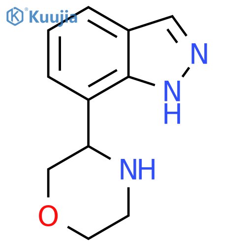 7-(morpholin-3-yl)-1H-indazole structure