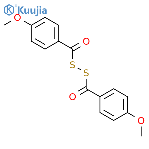 Disulfide, bis(4-methoxybenzoyl) structure