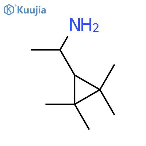 1-(2,2,3,3-tetramethylcyclopropyl)ethan-1-amine structure