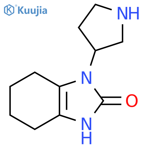 3-pyrrolidin-3-yl-4,5,6,7-tetrahydro-1H-benzimidazol-2-one structure