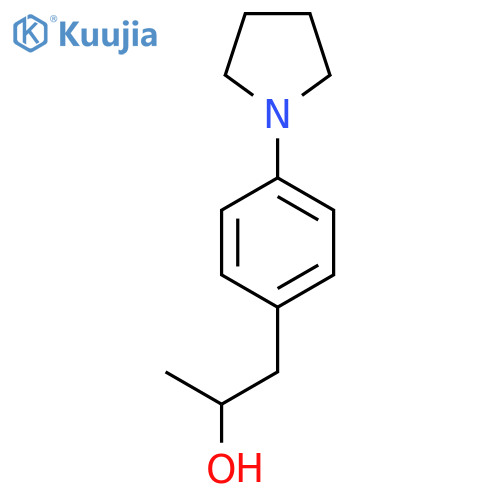 1-4-(pyrrolidin-1-yl)phenylpropan-2-ol structure
