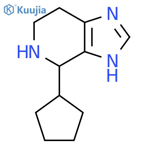 4-cyclopentyl-3H,4H,5H,6H,7H-imidazo4,5-cpyridine structure