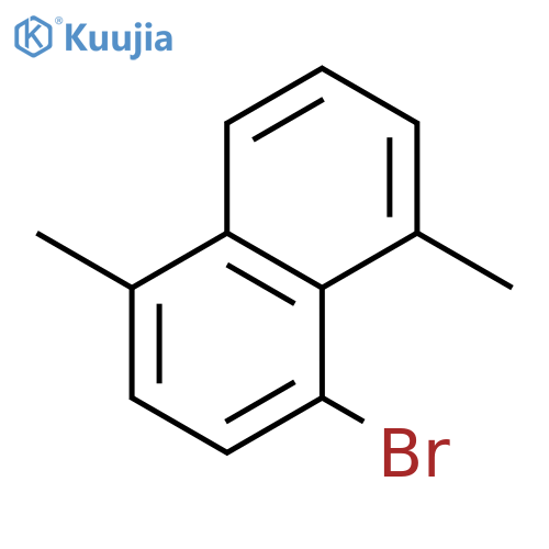 4-Bromo-1,5-dimethylnaphthalene structure