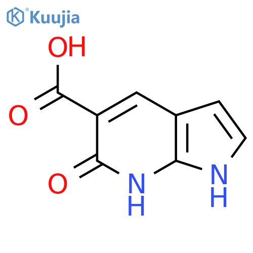 6-Oxo-1,7-dihydropyrrolo[2,3-b]pyridine-5-carboxylic acid structure