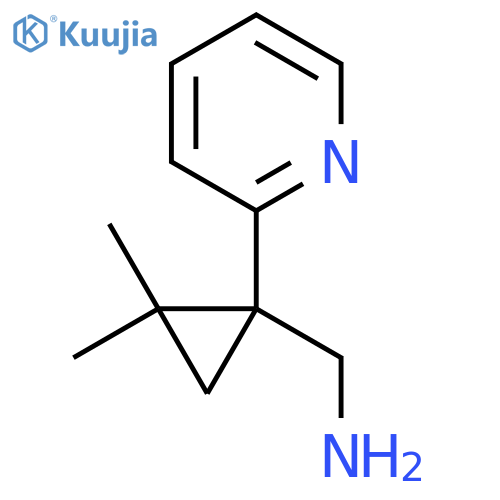 2,2-dimethyl-1-(pyridin-2-yl)cyclopropylmethanamine structure