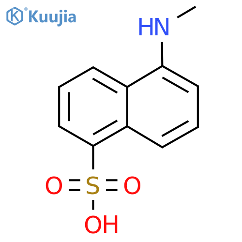 5-(Methylamino)naphthalene-1-sulfonic acid structure