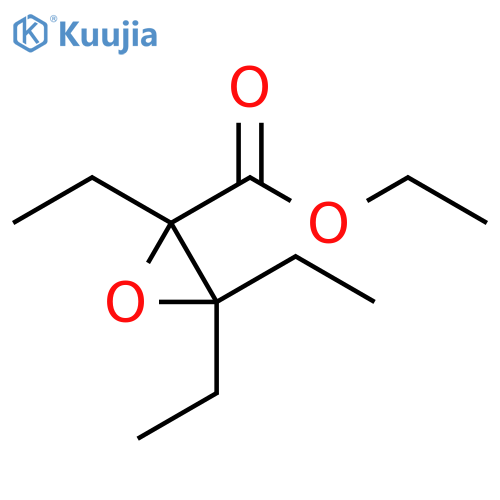 Ethyl 2,3,3-triethyloxirane-2-carboxylate structure