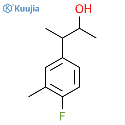 3-(4-Fluoro-3-methylphenyl)butan-2-ol structure