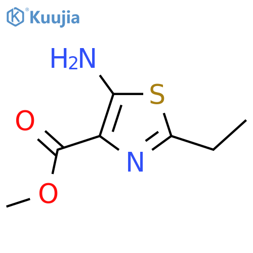 Methyl 5-amino-2-ethyl-1,3-thiazole-4-carboxylate structure