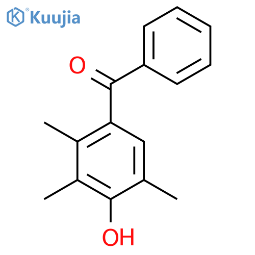 4-benzoyl-2,3,6-trimethylphenol structure