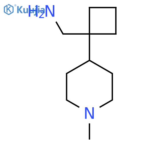 1-(1-methylpiperidin-4-yl)cyclobutylmethanamine structure