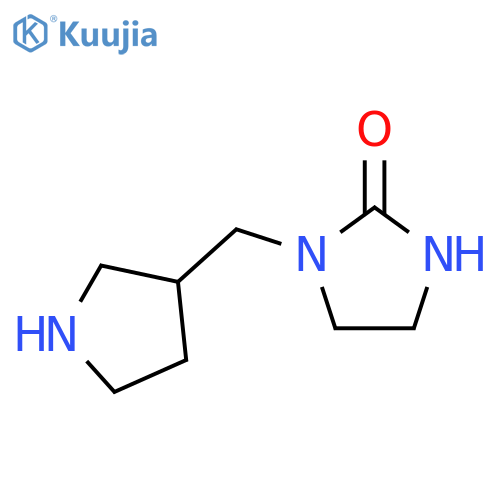 1-(pyrrolidin-3-yl)methylimidazolidin-2-one structure