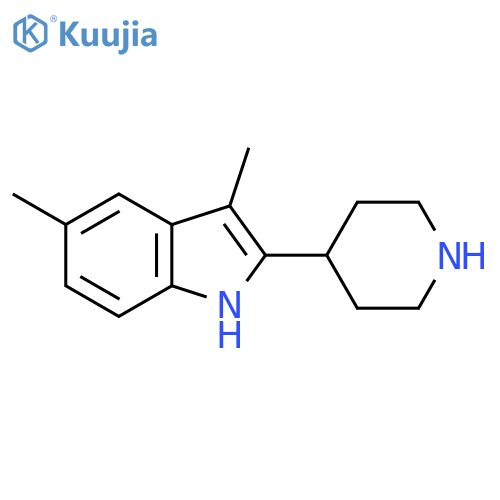 3,5-dimethyl-2-(piperidin-4-yl)-1H-indole structure