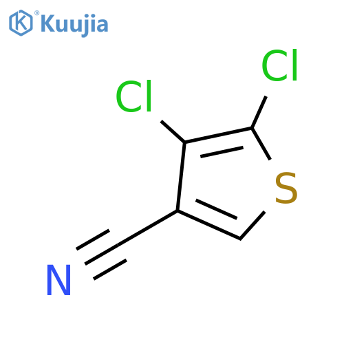 4,5-dichlorothiophene-3-carbonitrile structure