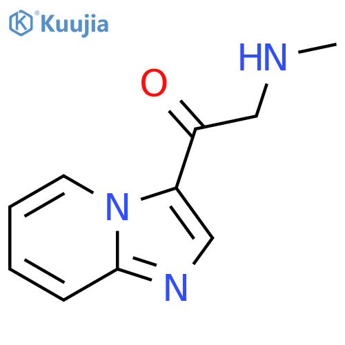 1-{imidazo1,2-apyridin-3-yl}-2-(methylamino)ethan-1-one structure