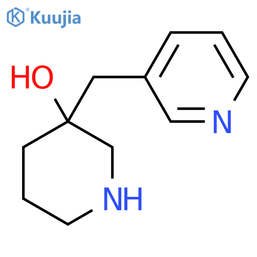 3-(pyridin-3-yl)methylpiperidin-3-ol structure