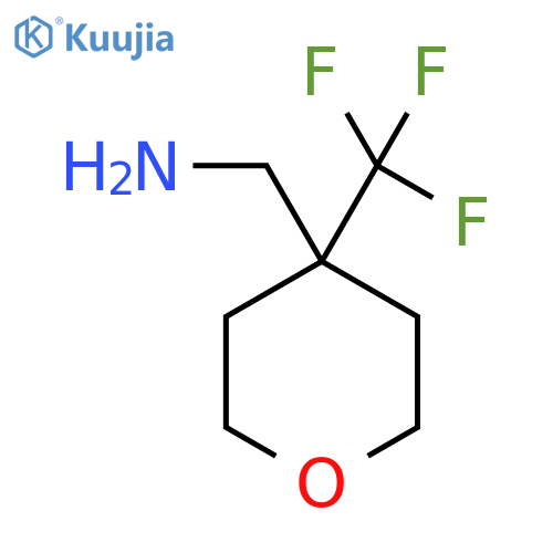 (4-(Trifluoromethyl)tetrahydro-2H-pyran-4-yl)methanamine structure
