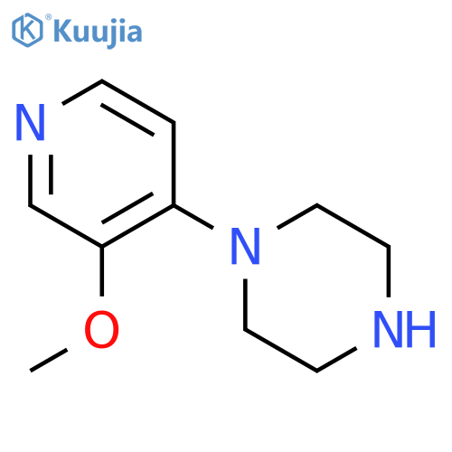 1-(3-methoxypyridin-4-yl)piperazine structure