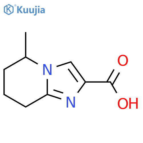 5-methyl-5H,6H,7H,8H-imidazo1,2-apyridine-2-carboxylic acid structure