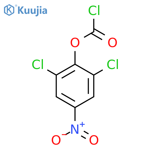 2,6-dichloro-4-nitrophenyl chloroformate structure