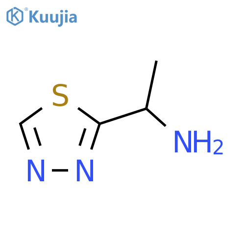1-(1,3,4-Thiadiazol-2-yl)ethan-1-amine structure