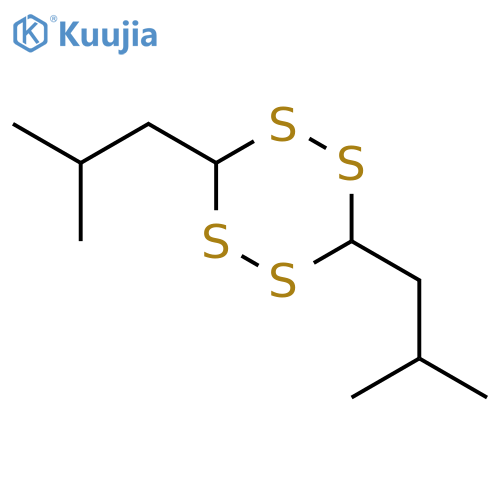 3,6-Bis(2-methylpropyl)-1,2,4,5-tetrathiane structure