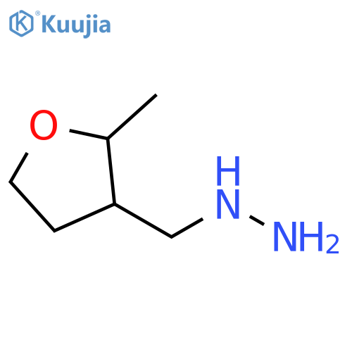 (2-methyloxolan-3-yl)methylhydrazine structure