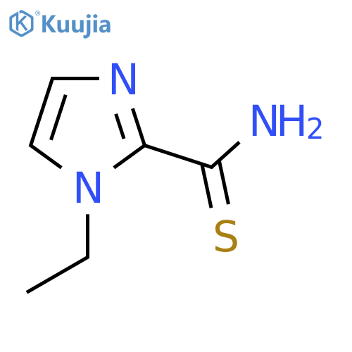 1-ethyl-1H-imidazole-2-carbothioamide structure