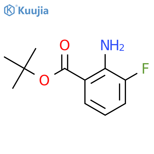 Tert-butyl 2-amino-3-fluorobenzoate structure