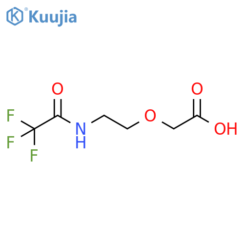 Acetic acid, 2-[2-[(2,2,2-trifluoroacetyl)amino]ethoxy]- structure