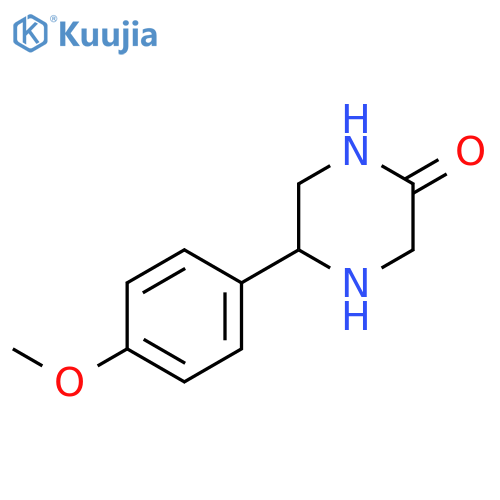 5-(4-Methoxyphenyl)piperazin-2-one structure