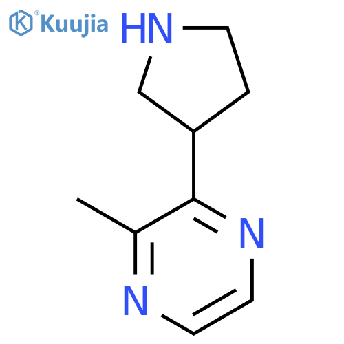 2-methyl-3-(pyrrolidin-3-yl)pyrazine structure