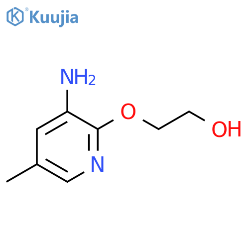 2-(3-amino-5-methylpyridin-2-yl)oxyethan-1-ol structure