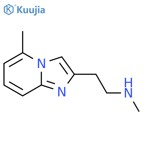 methyl(2-{5-methylimidazo1,2-apyridin-2-yl}ethyl)amine structure