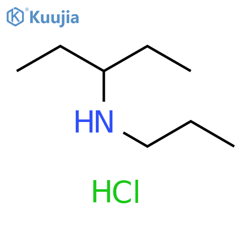 N-propyl-3-pentanamine hydrochloride structure
