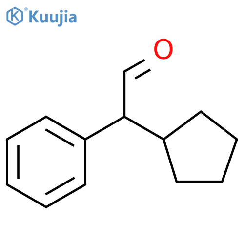 2-cyclopentyl-2-phenylacetaldehyde structure
