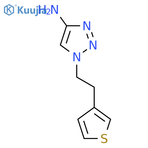1-2-(thiophen-3-yl)ethyl-1H-1,2,3-triazol-4-amine structure