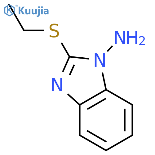 1H-Benzimidazol-1-amine,2-(ethylthio)- structure